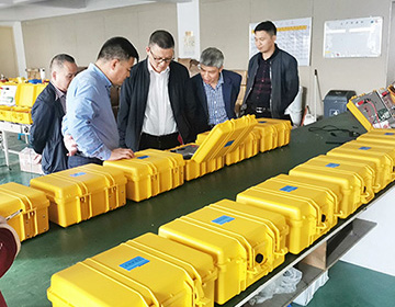 溫州市科技局黨委副書記、副局長朱勇敏一行走訪科暢調(diào)研工作的新聞圖片